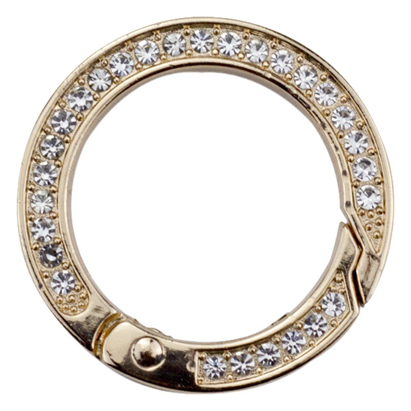 ドリルバネ付きドリル亜鉛合金オープンリング金属自動車キーホルダーdiy部品部品プレゼント卸売り