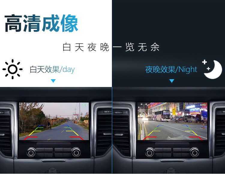 360-degree adjustable mini car rearview camera AHD1080p high-definition camera