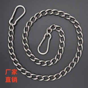 Welded Link Chain 304 Button Chain for Suspended Lifting, Hammock, Hanging Chair Extension Chain, Swing, Sandbag, Stainless Steel Load-Bearing Chain