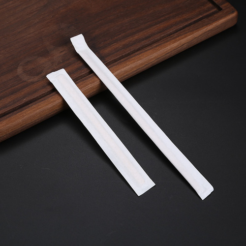 Thickened Independent Packaging Disposable Coffee Stirrer Wooden Art Stirrer Cocktail Stirrer Single Pack Wholesale