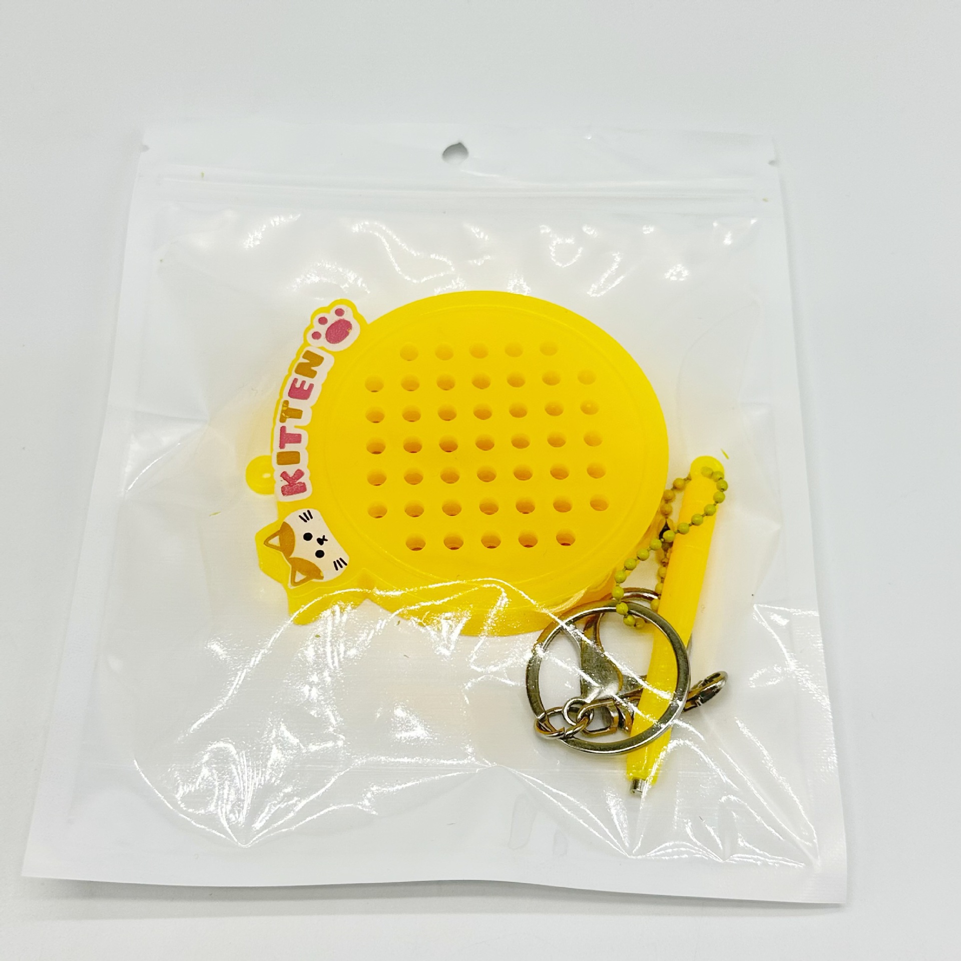 Divertido y divertido tablero de dibujo de bola de acero magnético, colgante de mochila, llavero, descompresión, juguete pequeño creativo, regalo para niños y estudiantes
