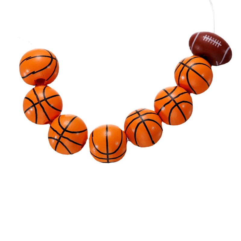 木のボールのバスケットボールの小さい木の玉のカラーの実木のボールのサッカーの玉の散珠の卸売りのアクセサリーの部品|undefined