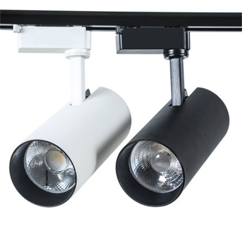 厂家定制led轨道灯路轨背景墙服装店射灯明装cob导轨高亮度