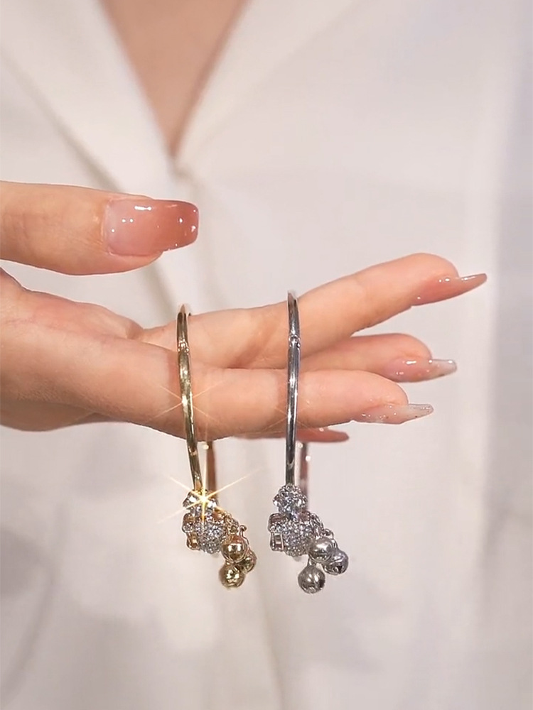 Exquisite Longevity Lock Bell Bracelet For Women Ancient Style_voghion.com