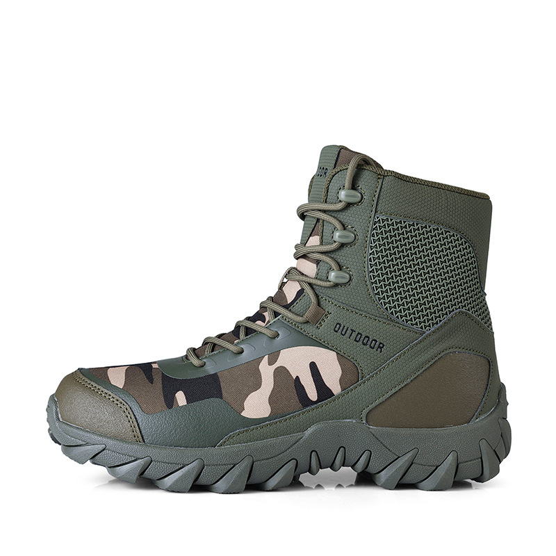 Botas de combate de talla grande transfronterizas para hombre Botas del desierto Botas de vuelo para hombre Botas tácticas de Amazon Botas de talla grande para hombre