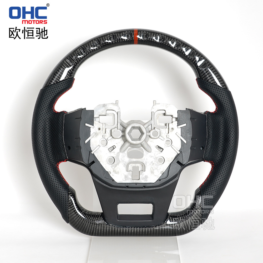 Cross-Border Hot Sale Suitable for 2021-2024 Ford Bronco Carbon Fiber Steering Wheel Modified Off-Road