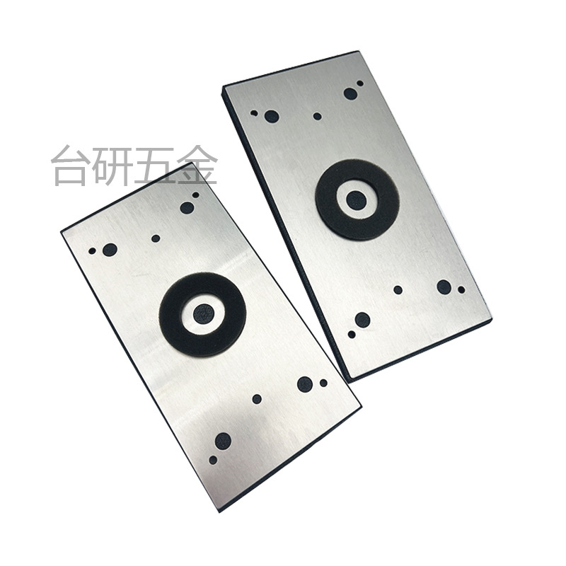 跨境热卖183*92mm4孔方型磨盘磨打磨盘五金研磨抛光机底盘