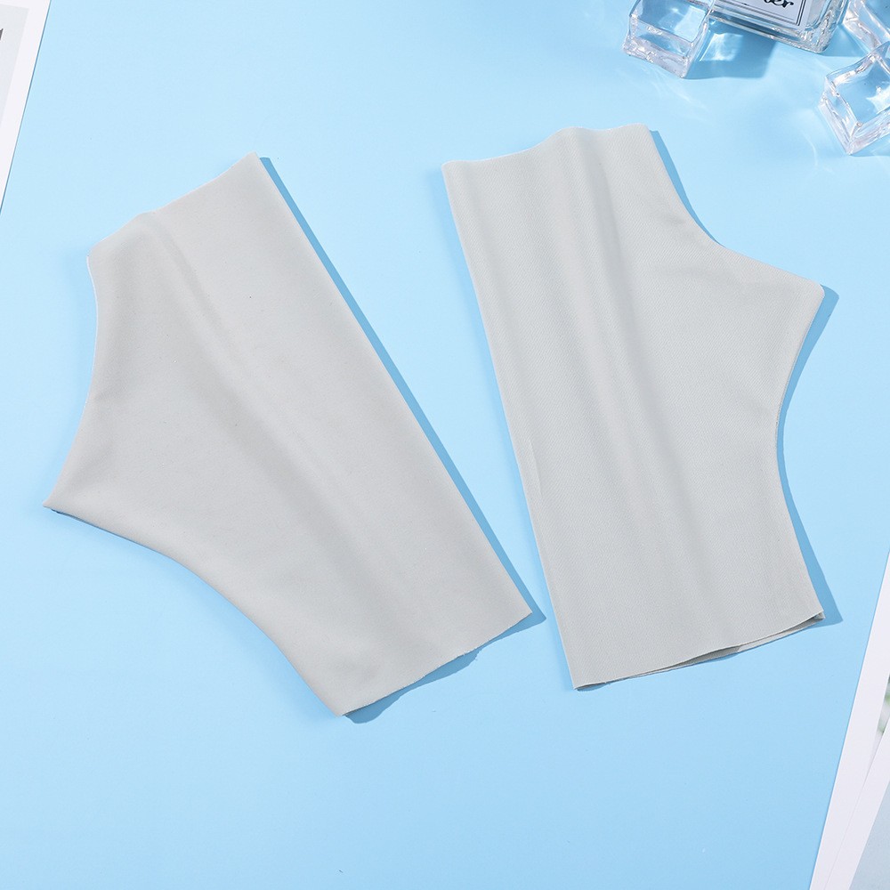 Guantes de protección solar para mujer de verano Protección UV delgada fresca transpirable medio dedo conducción guantes de uñas de seda de hielo