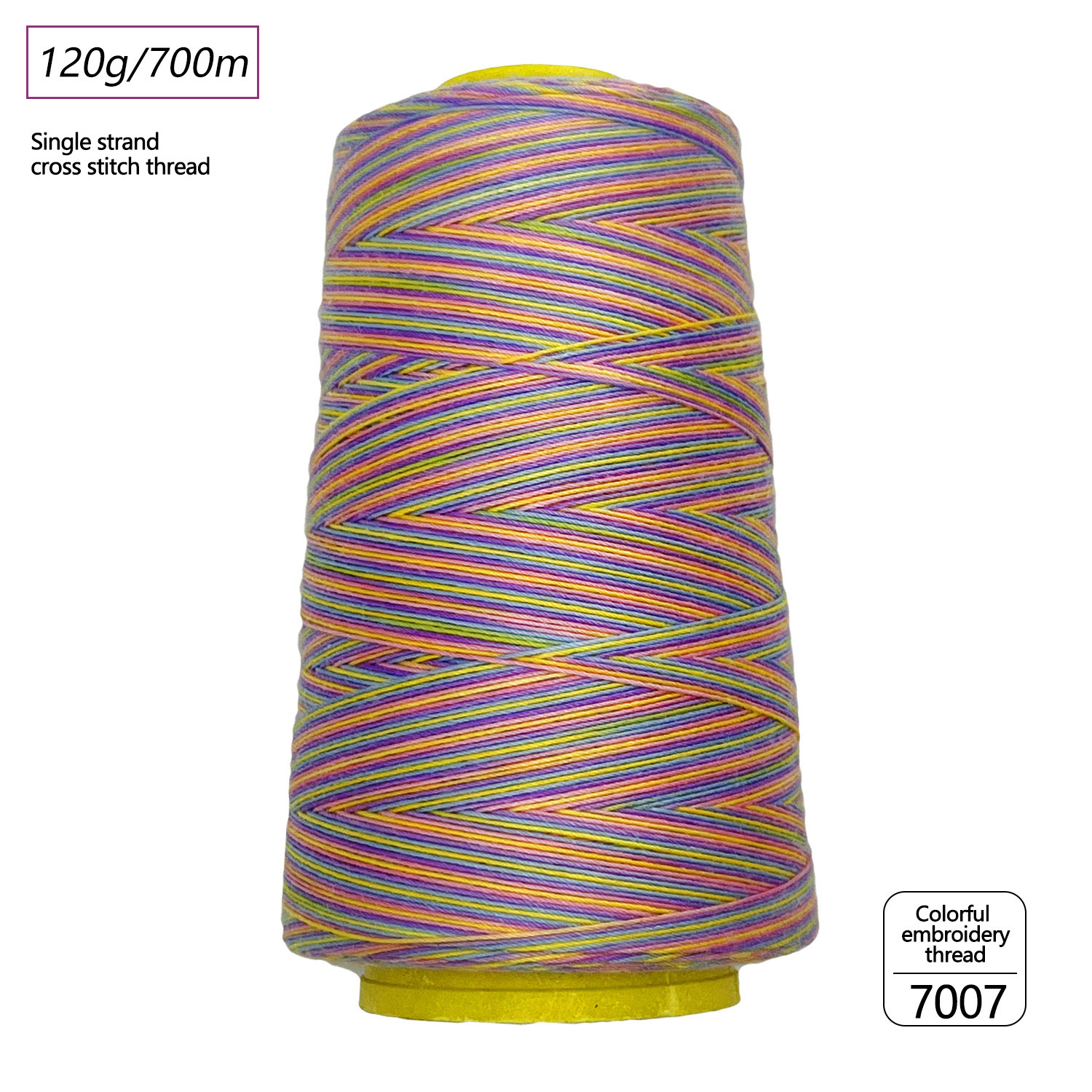 Mona Lisa real plantilla de color hilo de tubo de hilo bordado resistente al desgaste teñido de color brillante alta solidez del color image 19