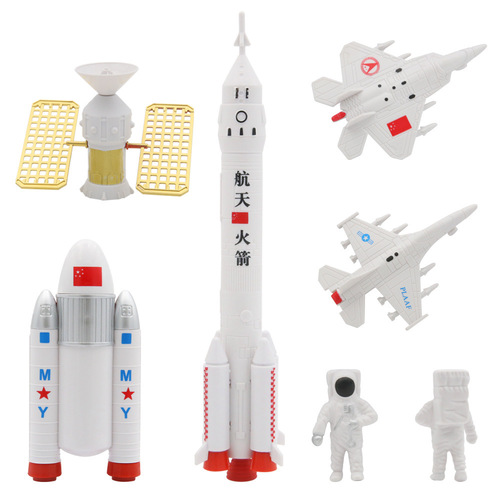Birthday cake decoration astronaut ornaments astronaut planet space shuttle rocket model children's cake ornaments