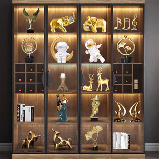 New Light Luxury Wine Cabinet Decoration Set Modern Home Living Room Tv Cabinet Entrance Office Work