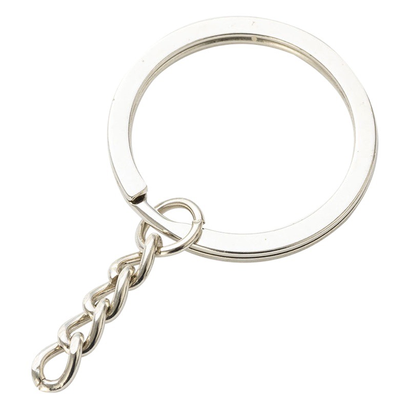 DIY accesorios de joyería material hecho a mano de cuatro secciones de la cadena de galvanoplastia llavero de juguete llavero colgante Cadena de fábrica al por mayor