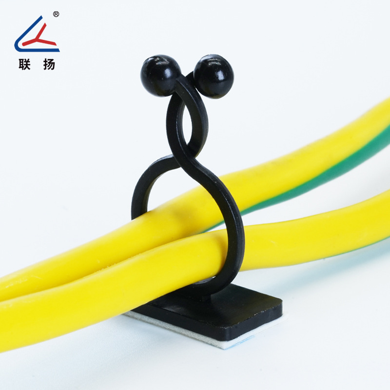 Lianyang KL 粘着ワイヤー クリップ ポトス クライミング フィクサー 自己粘着 シームレス ネイルフリー ケーブル管理収納フック|undefined