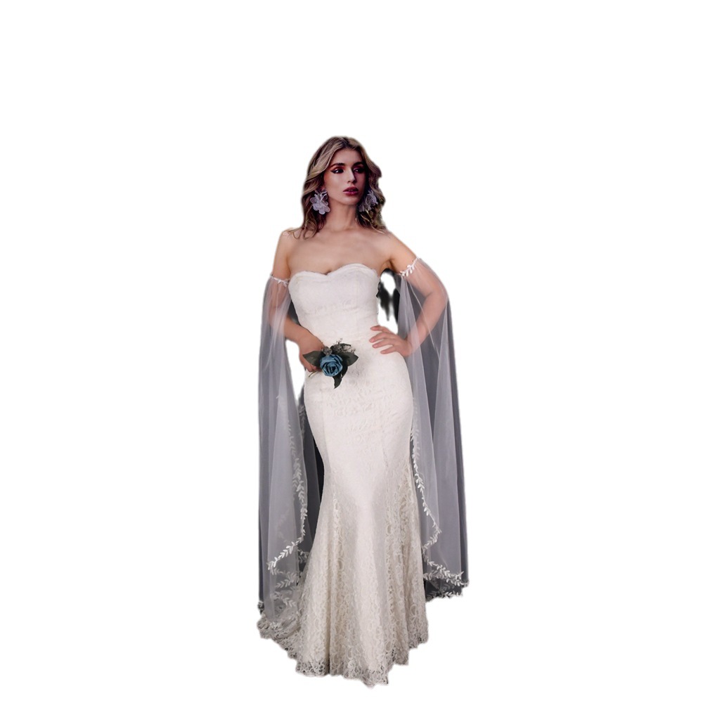 优拉潘 Bra top, accessory, long-sleeve, sleeves for bride
