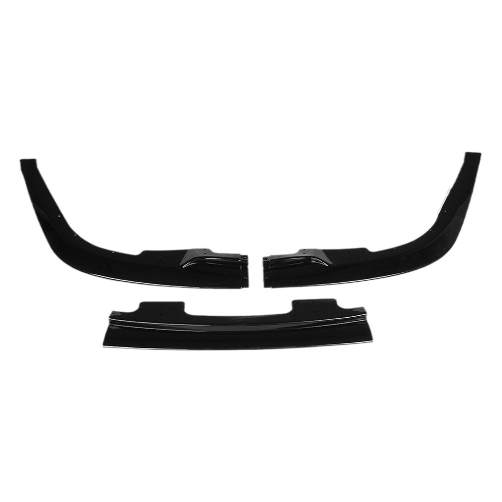 Esquina de labio frontal negro brillante transfronteriza adecuada para 06-07 Toyota Subaru Sti pala delantera piezas de modificación de tres etapas
