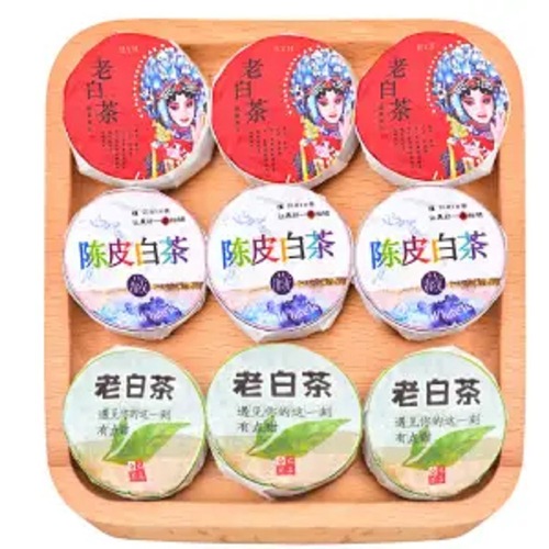 Fujian Old White Tea, Tangerine Peel White Tea, Gong Mei & Shou Mei Small Tea Cakes, Compact Pressed Tea Cakes—Bulk Wholesale Available, Samples Welcomed