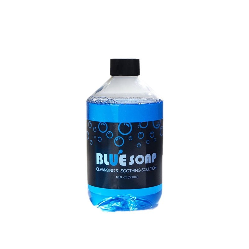 Equipo grande exclusivo transfronterizo del tatuaje de las algas azules desinfectantes de la botella 500ML del tatuaje de la solución de la limpieza del tatuaje de Tuffking