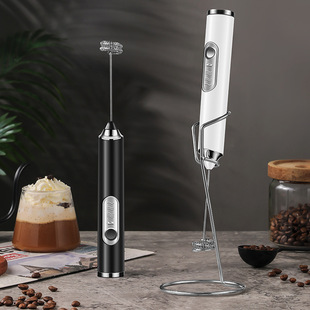 Cross-border milk frother coffee frother household electric milk frother milk mixer hand-held egg beater milk beater