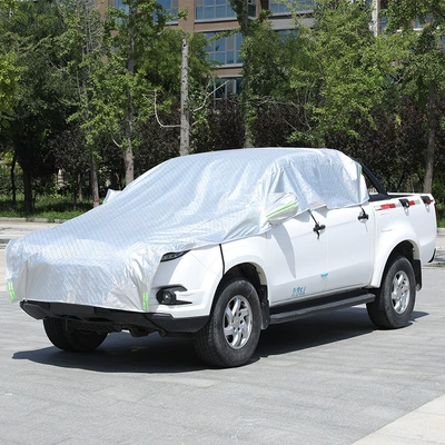 Half Cover Car Cover Sunshade Car – Car clothing - aluminum-film-pickup-truckmessage-model