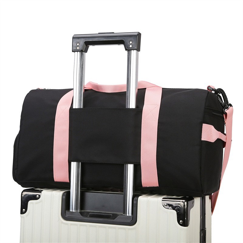 Bolsa de fitness de gran capacidad de corta distancia 2024 nuevo bolso de entrenamiento de separación en seco y húmedo, bolsa de viaje deportiva al por mayor