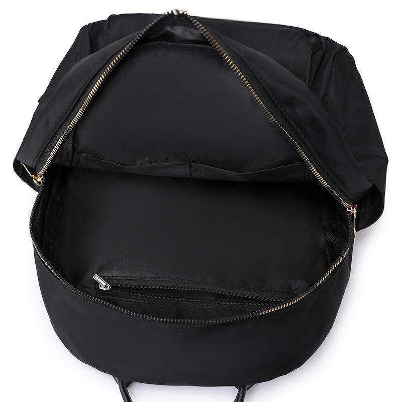 2023 nueva mochila de nailon casual para mujer, viaje urbano, lindo bordado, mochila ligera de viaje, mochila escolar de moda