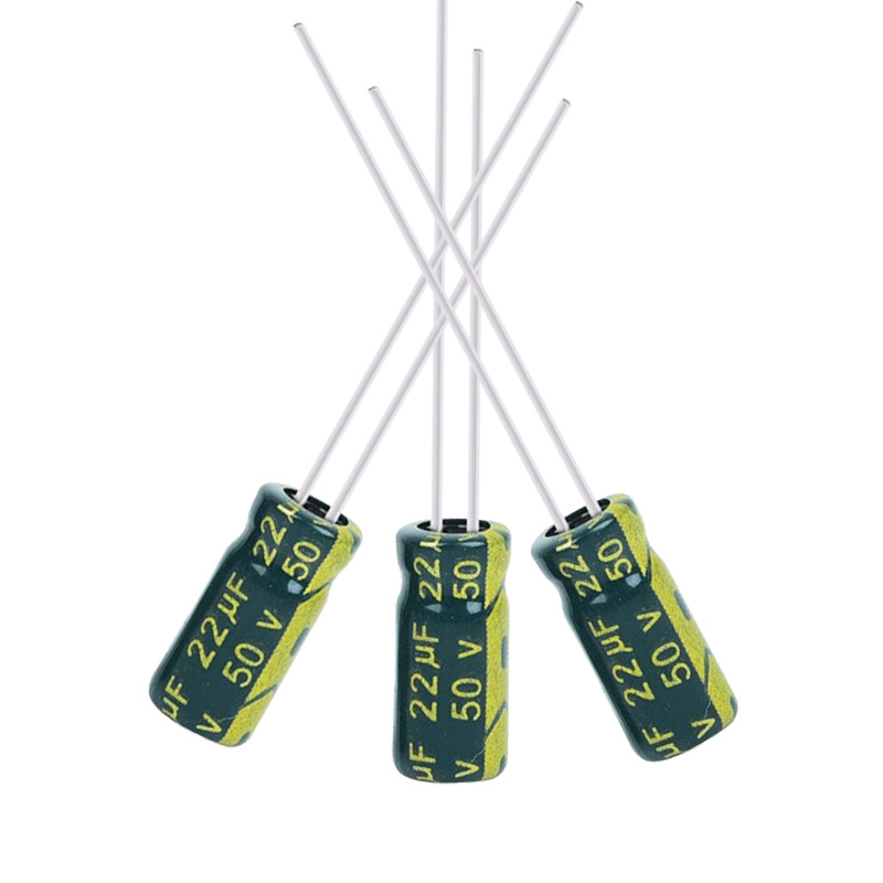 50V 22UF Aluminum Electrolytic Capacitor 22UF/50V Longevity High Frequency Low Resistance Electrolytic Capacitor 5*11mm
