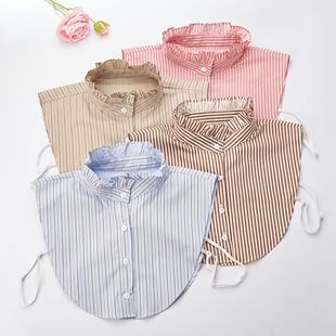 Sweet Shirt Lace Cute Lace Embroidery Outer Decoration All-match False Collar for Spring and Summer