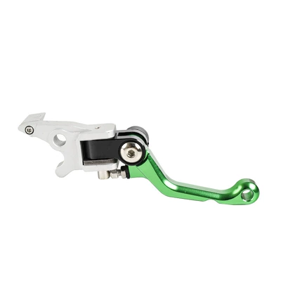 Motorcycle Handle Cover, Off-Road Motorcycle Anti-Fall Foldableing - cqr-brake-lever-green