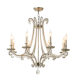 American Style Iron Crystal Candle Chandelier Hotel Lobby Restaurant Villa Simple French Style Bedroom Living Room Study Lamps