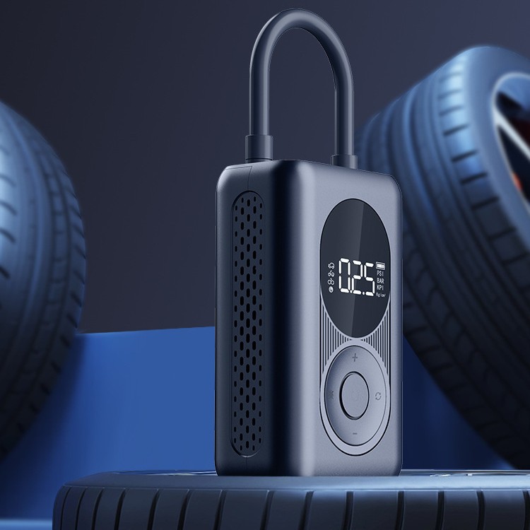 Car Wireless Air Pump, Car Tire Inflator, Digital Display Portable Electric Inflator, Safety Supplies, Wireless