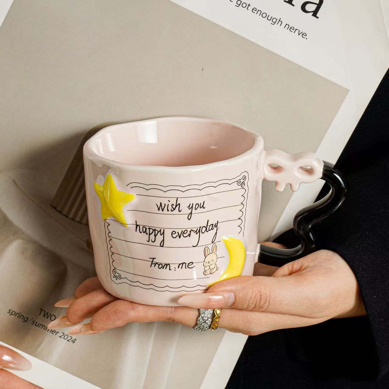 Tazas de niñas de alto valor facial, tazas de agua de alta calidad, regalos de mano, eventos de apertura, cajas de regalo para clientes. image 3