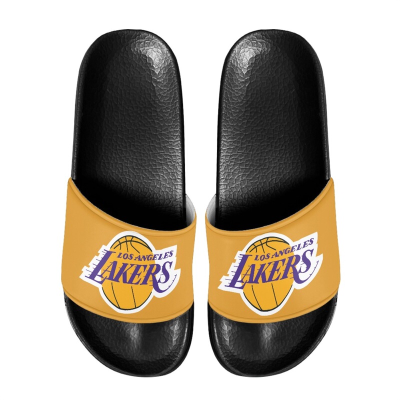 Amazon NBA Los Angeles Lakers Pattern Slippers Custom LOGO Summer Sandals Home Slippers Amazon NBA Los Angeles Lakers Pattern Slippers Custom LOGO Summer Sandals Home Slippers