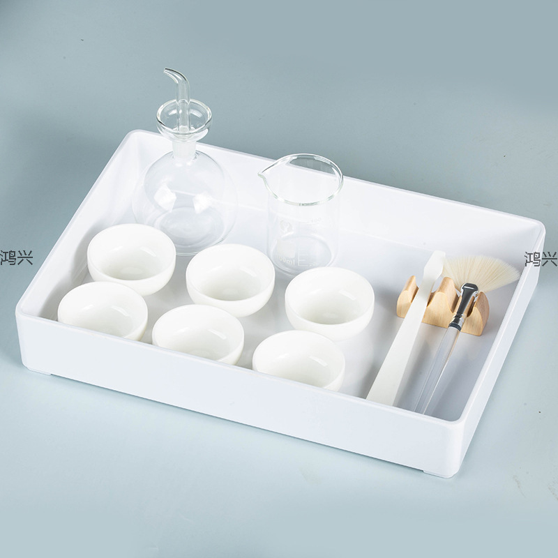 水疗托盘大全碗管理白瓷美容院用品调配碗棒小碗皮肤精油调膜韩国