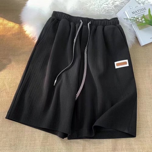Summer Men's Simple Casual Quick-Dry Breathable Beach Shorts Men's Trendy Fashion Loose Drooping Sensation Sports Shorts