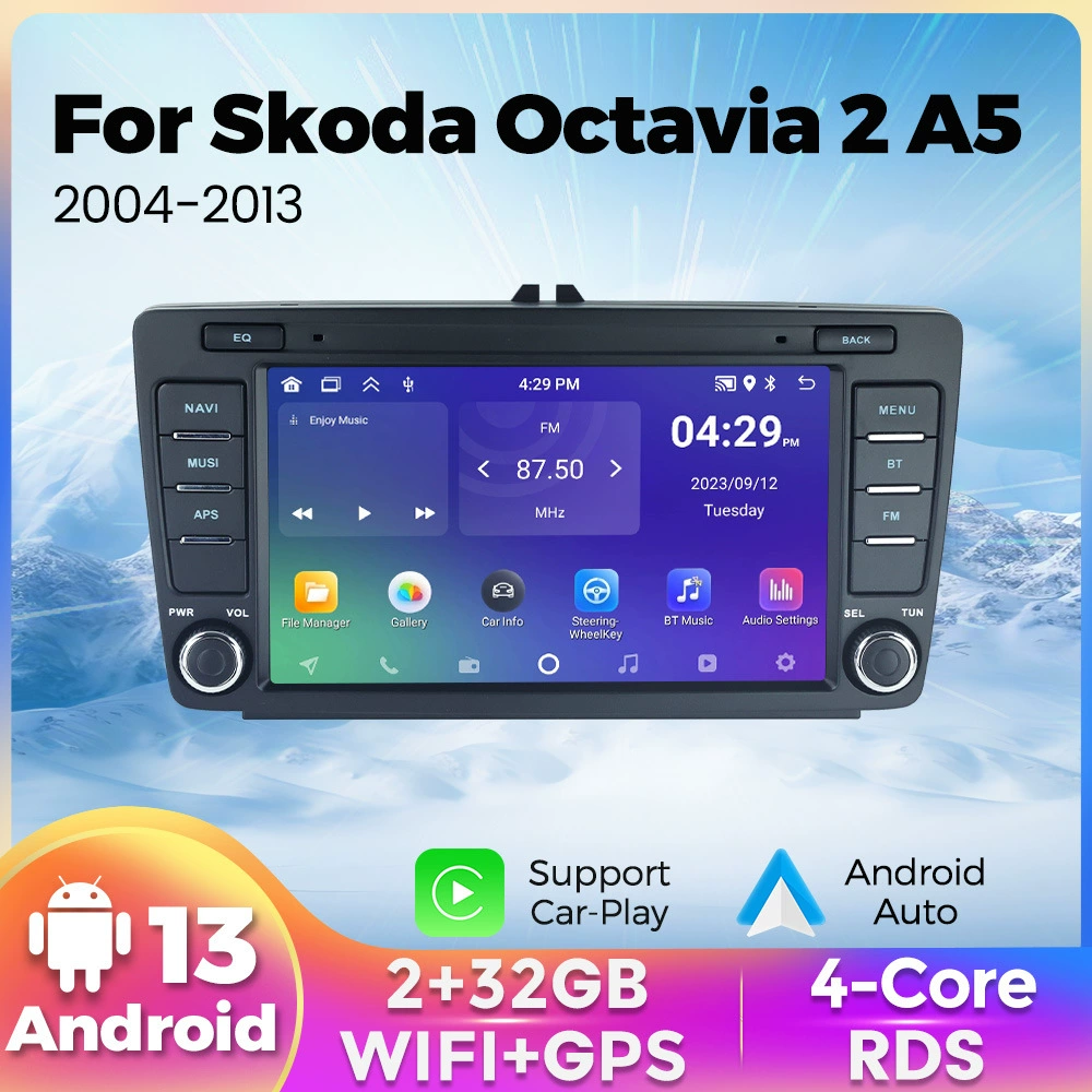 Подходит к Skoda Octavia 2 A5 2004-2013 Skoda Astringe 7" Special Android Navigation Instrument