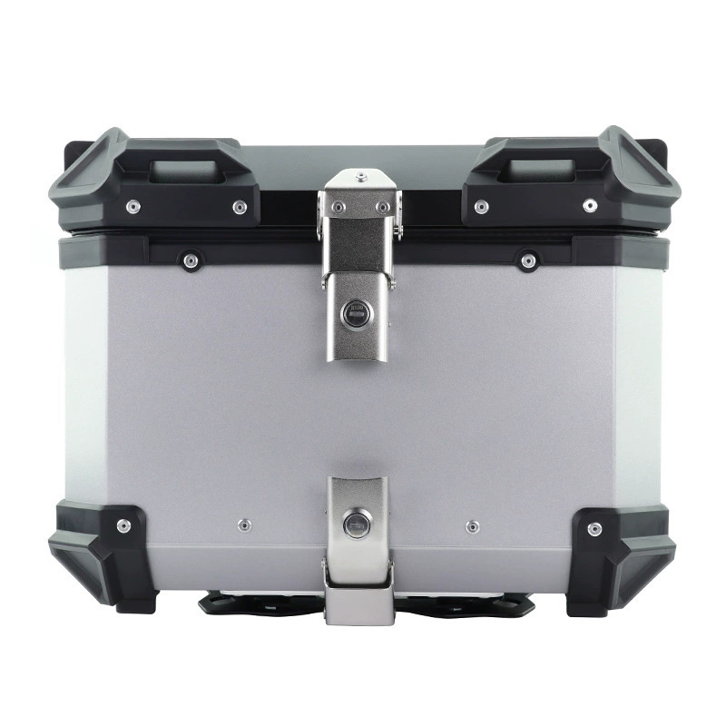 Coche eléctrico tronco motocicleta aleación de aluminio tronco universal batería de gran capacidad caja de almacenamiento de coche Caja de Herramientas grande