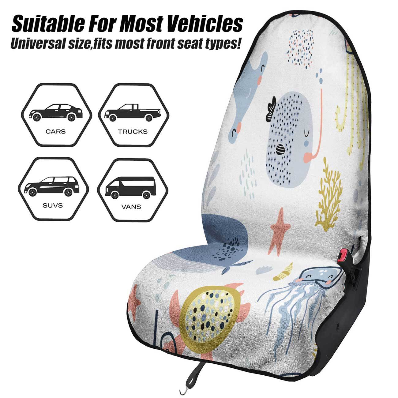 Marine seat towel cover front seat protector suitable for gym and exercise, universal for all seasons and car use
