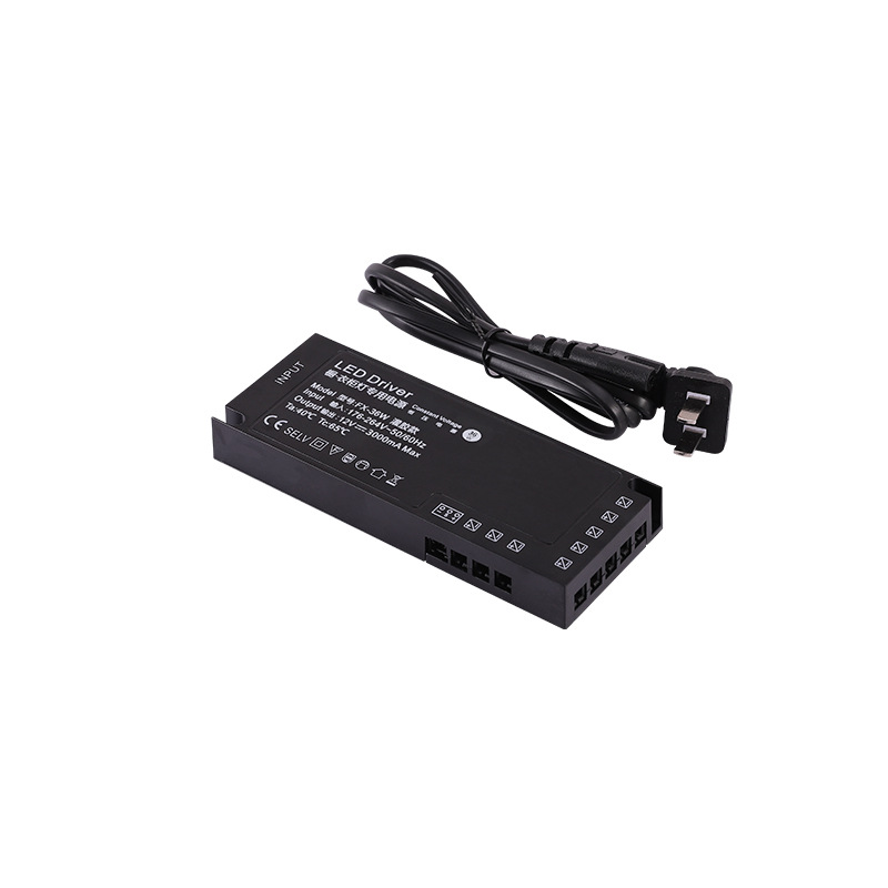 24V櫥櫃燈電源led燈帶變壓器衣櫃燈12V5A杜邦接口感應開關電源