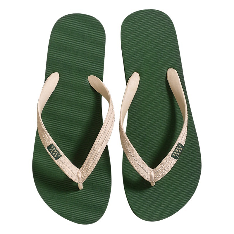 Tiktok Popular Men's Flip-Flops for Summer, Non-Slip, Breathable, Thong-Style Flip-Flops for Men, Beach Sandals