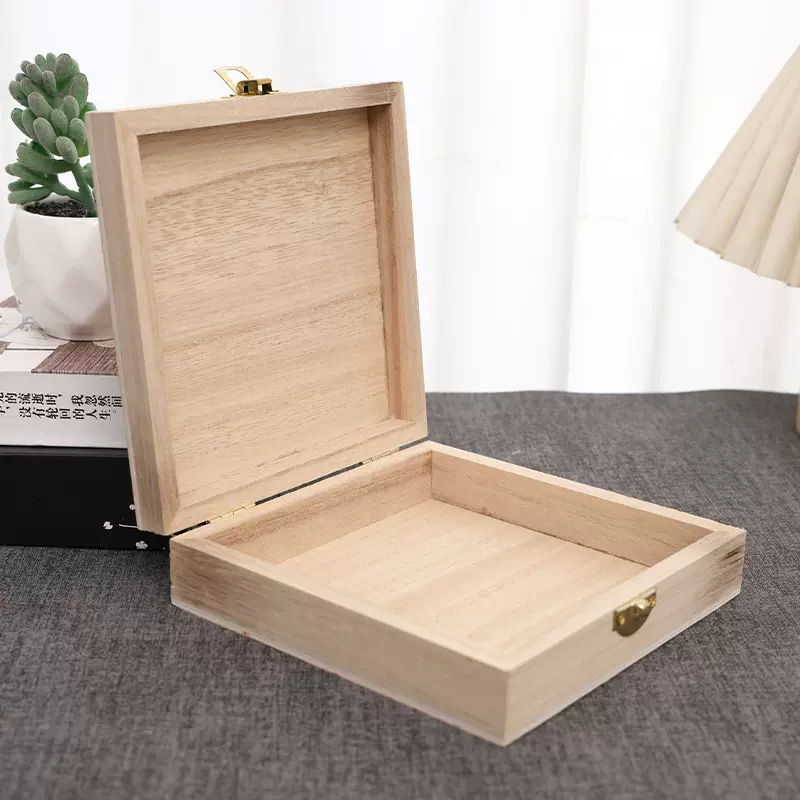 定制家用木制杂物整理盒定制收藏盒长方形木盒做字画收纳盒礼品盒