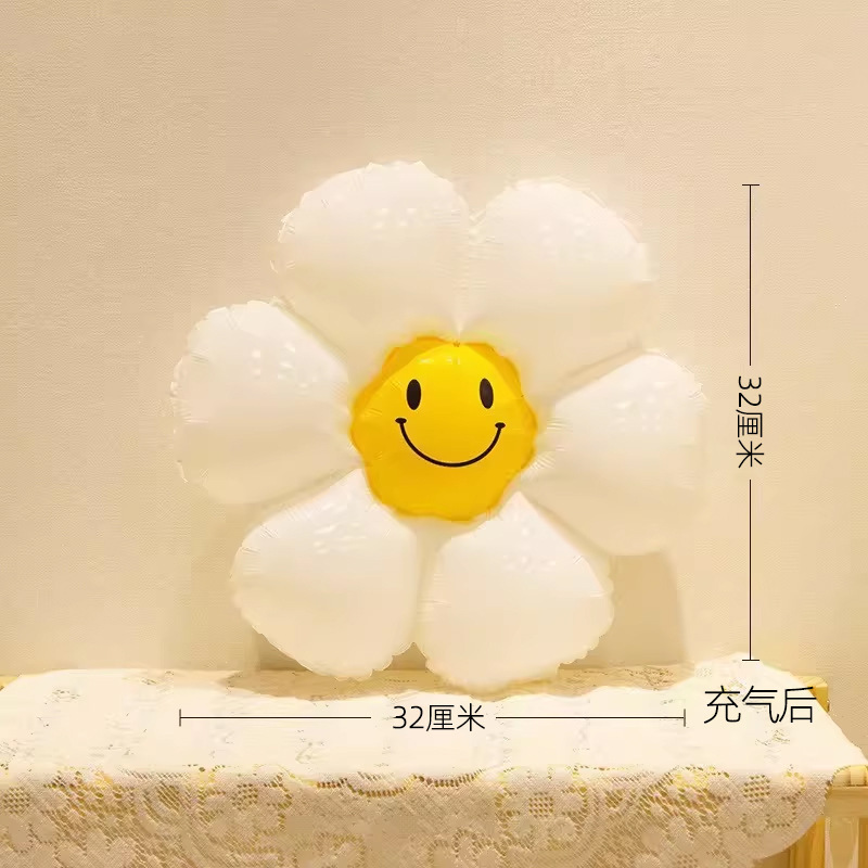 작은 스마일리 데이지 3팩