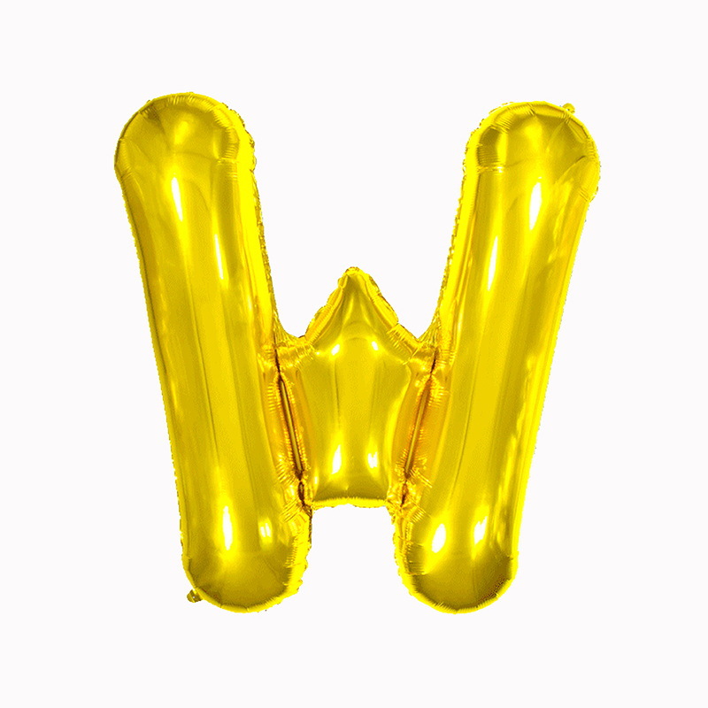 32 pulgadas 40 pulgadas 16 pulgadas inglés carta globo de aluminio fiesta de cumpleaños decoración de la boda papel de aluminio globo escena diseño