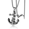 Necklace hip-hop style, retro pendant stainless steel, accessory