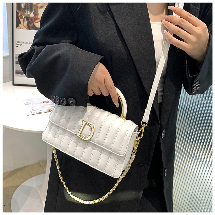 Hochwertige, leichte, luxuriöse, weiche Ledertasche mit bestickter Kette, kleine, duftende Tasche für Damen, vielseitige, modische Textur, One-Shoulder-Crossbody-Handtasche_voghion.com