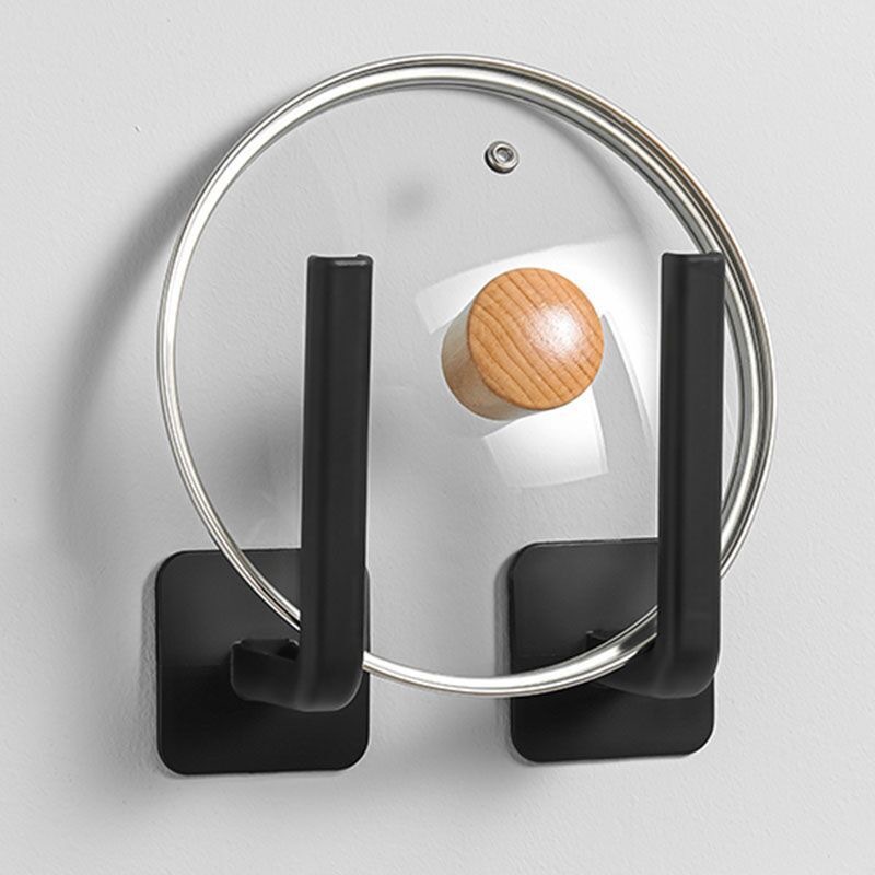 Multifuncional sin perforación gancho adhesivo sin perforación marcas negras colgantes de tela