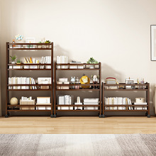 厨房夹缝置物架落地多层收纳架柜家用杂物整理储物移动小推车批发