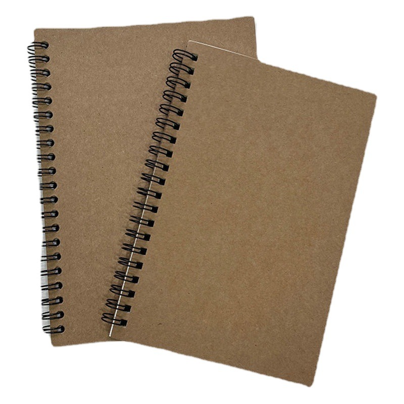 Notebook Wholesale B6 Cowhide Homework A5 Blank Grids Horizontal Line Student Postgraduate Entrance Examination Practice Notepad Coil Notebook