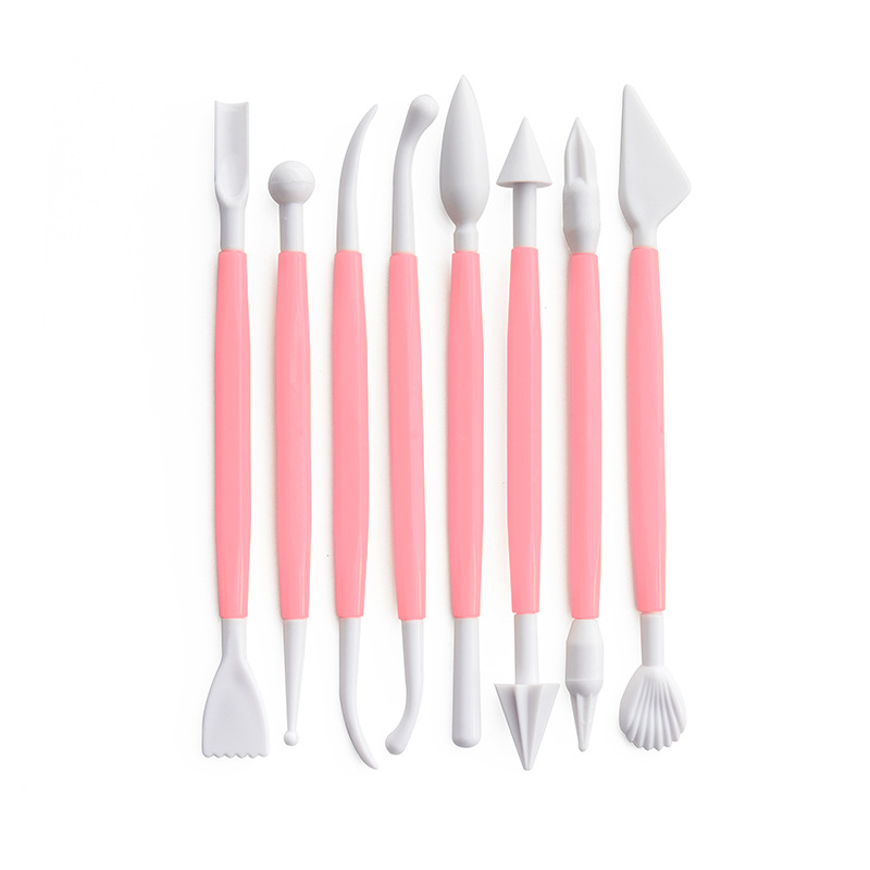 Transfronterizo de acrílico transparente de barro tablero de presión palo rodante arcilla plana frotamiento tira marioneta herramienta de producción hecha a mano