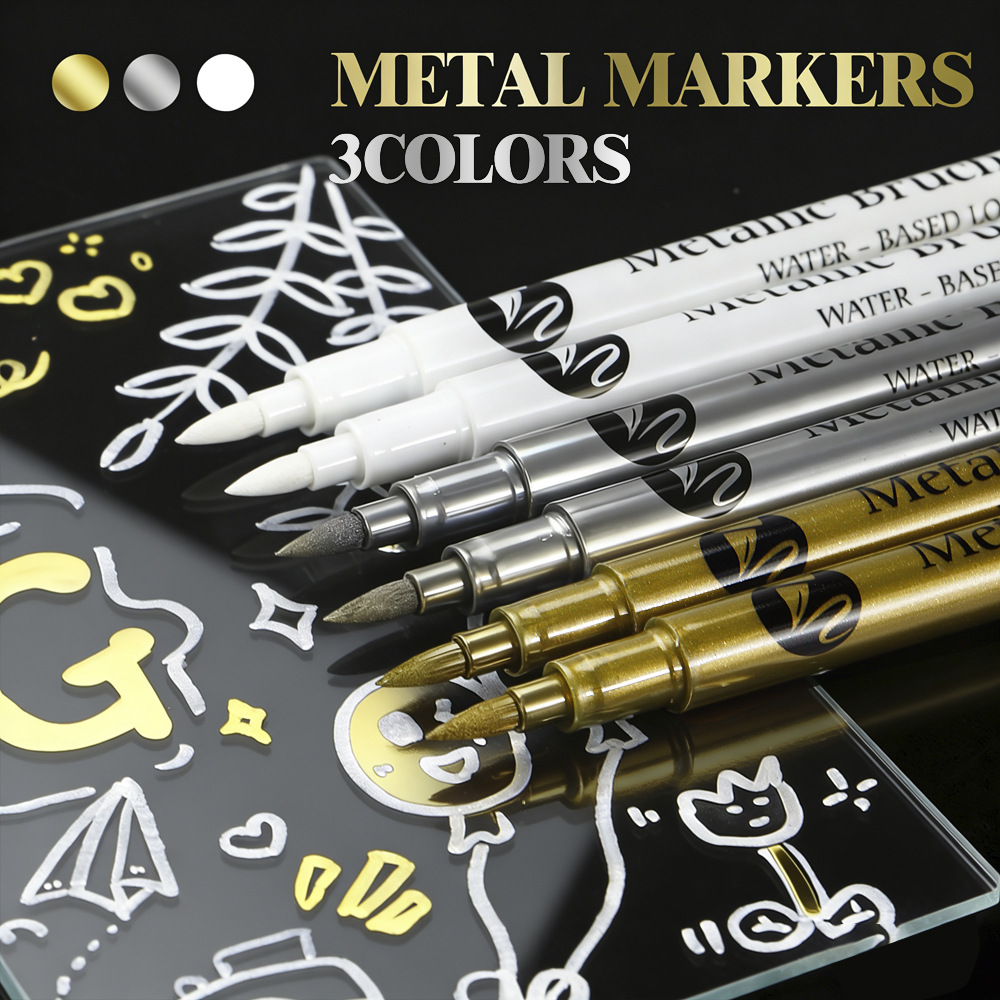 Metal acrílico hermoso lápiz de invitación para la temporada de graduación de la firma de la pluma de metal artesanía suministro transfronterizo