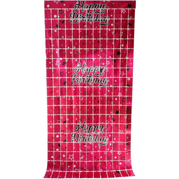 Beauty Sea 1.2m cortina de lluvia de Halloween decoración de Navidad decoración de pared de cumpleaños decoración de plástico